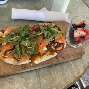 Smoked Salmon Flatbread
