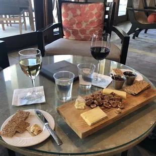 What wine and cheese plate