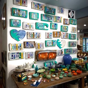 License plate signs made at Seagreen