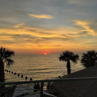 Sunset view off the patio