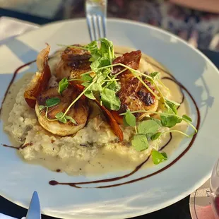 Porcini Crusted Diver Scallops