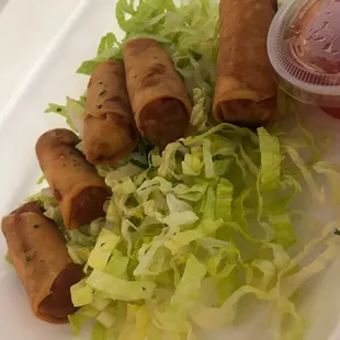 Spicy Chicken Egg Rolls