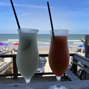 Margarita and peach Bellini!