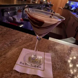 After dinner dessert martini