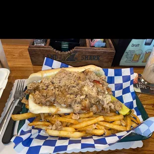 Chicken Cheese Steak Sub
