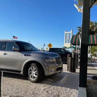 Clear morning eating outside