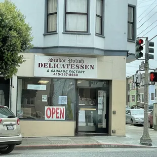 Spotted the store while sitting at a traffic light