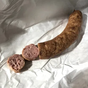 Summer sausage - I sliced this and put in my air fryer for 5 mins. Mama mia!