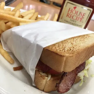 BLT with fries