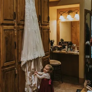 Our flower girl found the detail in your work perfect