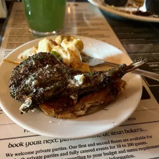 Apps: lamb chop and tots