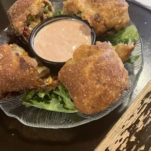 Corned beef and cabbage egg rolls