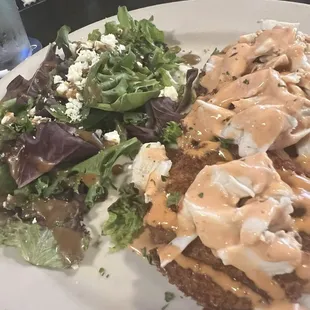 Fried Green Tomatoes with lump crab