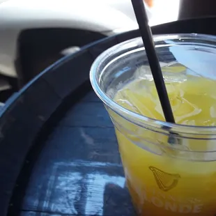 Not needing be twenty one or older for orange juice.