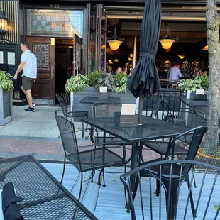 Front entrance from the outdoor patio.