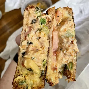 Holy Guacamole Chicken Salad Sandwich