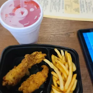 fish and chips, food