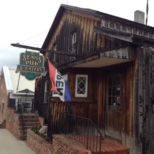 the front of the restaurant