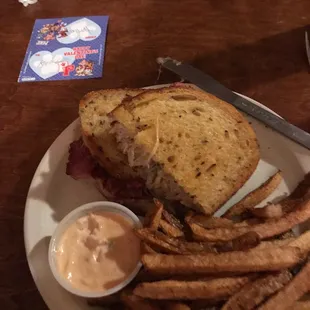 Reuben and fries