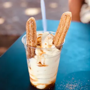 Churro Sundae