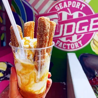 Churro Sundae