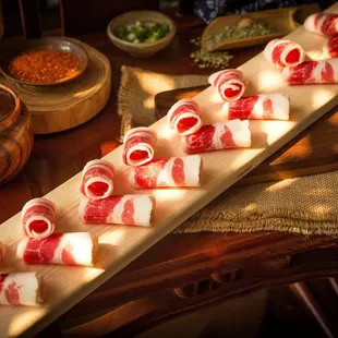 food, sushi and sashimi