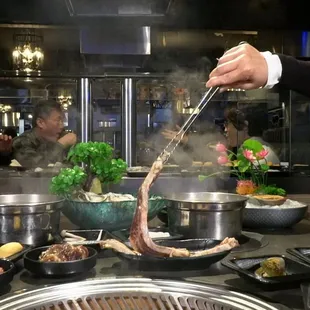 All you can eat hot pot and Korean BBQ