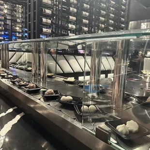 sushi and sashimi, outside