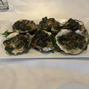 Oysters Rockefeller