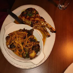 a plate of food on a table