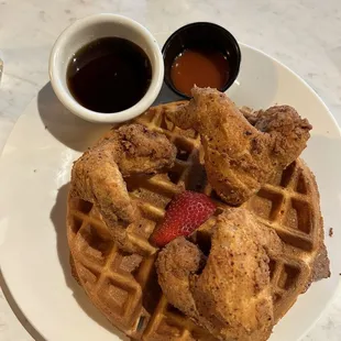 BJ Chicken and waffles