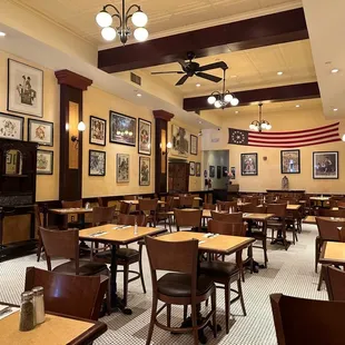 Interior of restaurant