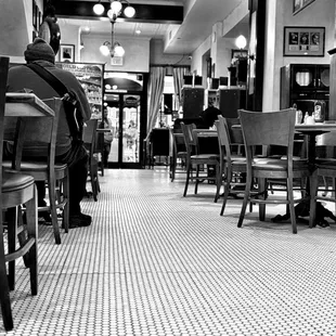 Inside restaurant