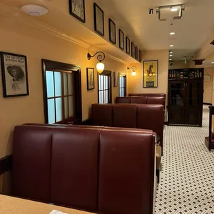 Lower level booths
