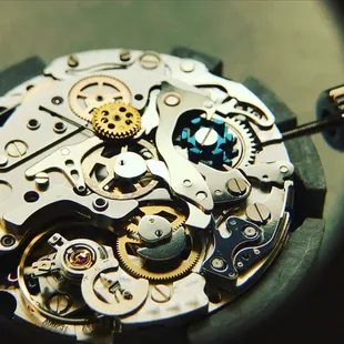 Modular column wheel chronograph.