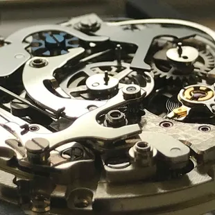 Chronograph parts during service