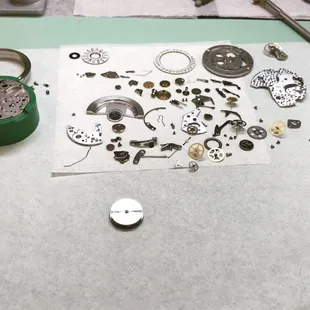 SWISS 7750 ETA chronograph in for service