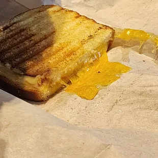 Gooey grilled cheese deliciousness