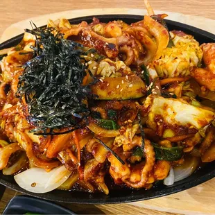 Sautéed / Stirfried live Octupus so tender and delicious.