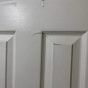 Busted bathroom doors