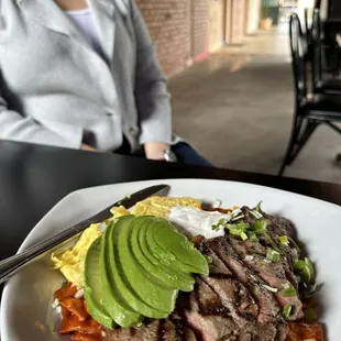 Chilaquiles &amp; New York steak