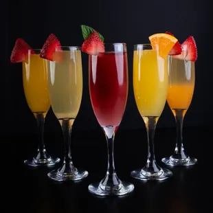 Choose your favorite mimosa