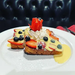 French toast &amp; grand marnier glasé