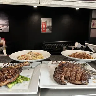 Bone in rib eye steak