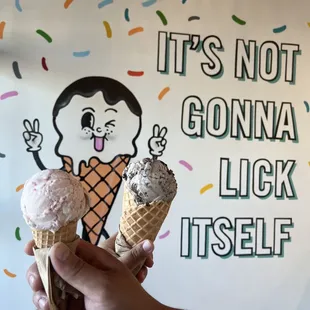 Left: Strawberry White Chocolate; Right: Mallow Cookies and Cream