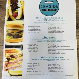 Menu (June 2022)