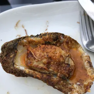 Baked oysters - had to ask for extra bread to soak up all the juices... Couldn't leave any on the plate! This was amazing!