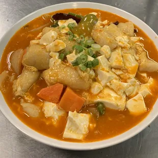 Boiled Fish Fillet in Chili Oil