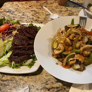 Crying Tiger and Cashew Nuts Stir Fry