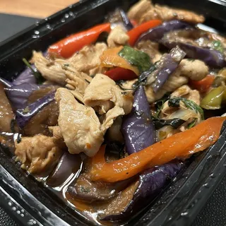 Spicy Eggplant Stir Fry